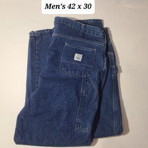 Vintage 80s/90s Pointer Brand Men's Denim Carpenter Jeans Size 40 x 30 VGUC